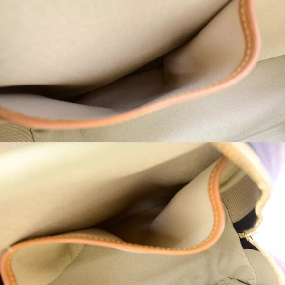 LOUIS VUITTON LV Logo Deauville Hand Bag Monogram Leather Brown M47270 75EB357 - Picture 5 of 16